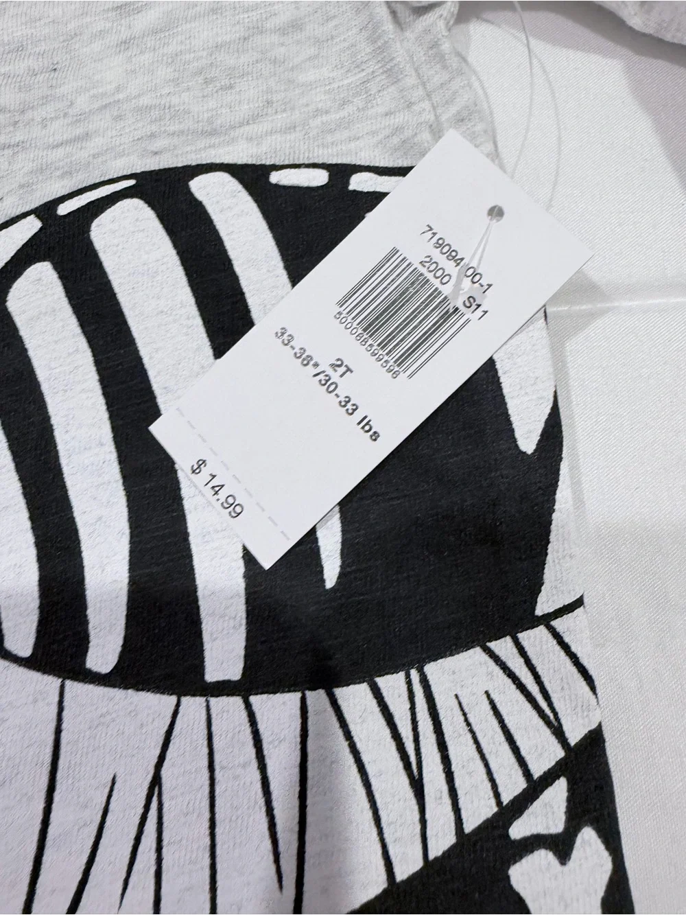 Old Navy Halloween Dinosaur Long Sleeve Tee 2T NWT